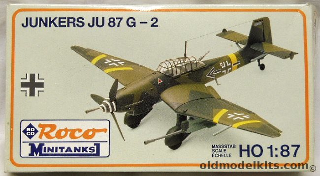 Roco 1/87 Junkers Ju-87 G-2 Stuka HO Scale - Minitanks, 397 plastic model kit